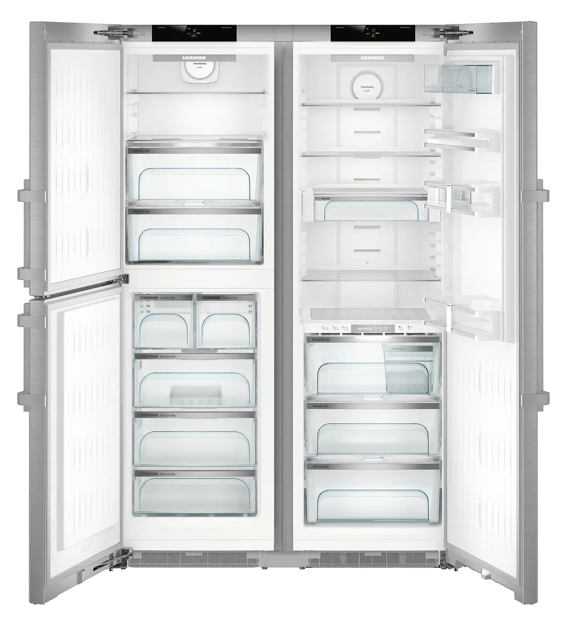 【超美品】冷蔵庫 SBSes 8484 PremiumPlus BioFresh NoFrost サイドバイサイド